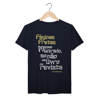 Nome do produto Páginas Pretas - Camiseta Premium