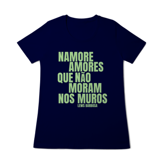 Nome do produto Namore Amores - Camiseta Baby Look
