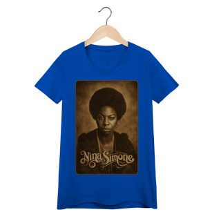 Nome do produto Nina Simone 01 - Camiseta Baby Look