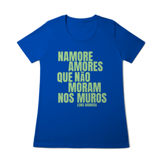 Nome do produto Namore Amores - Camiseta Baby Look