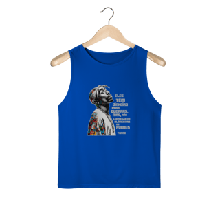 Nome do produto Frase do Tupac- Regata Masculina Sport Dry UV