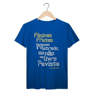 Nome do produto Páginas Pretas - Camiseta Premium