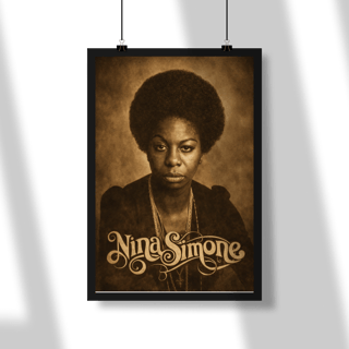 Nome do produto Nina Simone 01 - Poster Retrato