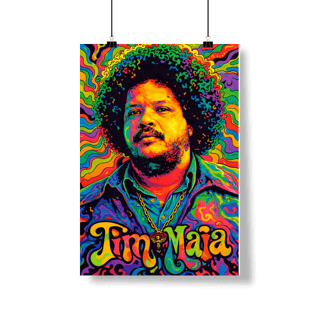 Nome do produto Tim Maia Psicodélico - Poster Retrato