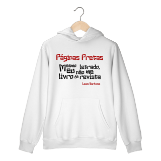 Nome do produto Páginas Pretas - Moletom Canguru