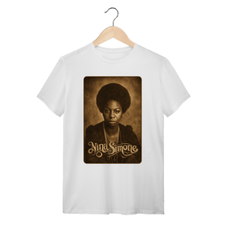 Nome do produto Nina Simone 01  - Camiseta Clássica