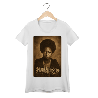 Nome do produto Nina Simone 01 - Camiseta Baby Look