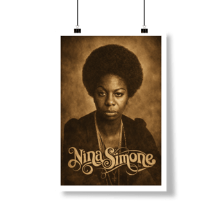 Nome do produto Nina Simone 01 - Poster Retrato
