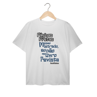 Nome do produto Páginas Pretas - Camiseta Plus Size