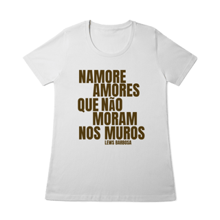 Nome do produto Namore Amores - Camiseta Baby Look