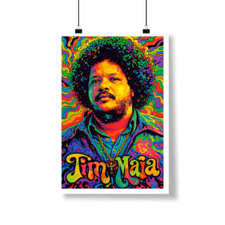 Nome do produto Tim Maia Psicodélico - Poster Retrato