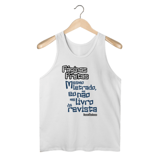 Nome do produto Páginas Pretas - Camiseta Regata