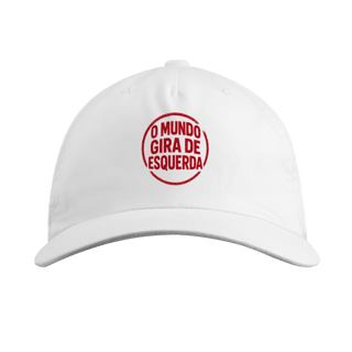 Nome do produto O Mundo Gira de Esquerda - Boné Prime