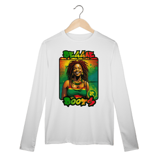 Nome do produto Reggae Roots - Camiseta Manga Longa Sport Dry UV