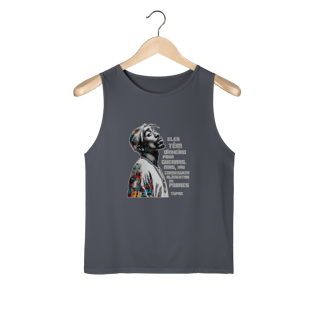 Nome do produto Frase do Tupac- Regata Masculina Sport Dry UV