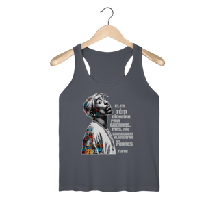 Nome do produto Frase do Tupac - Regata Feminina Sport Dry UV