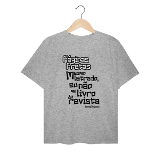 Nome do produto Páginas Pretas - Camiseta Plus Size