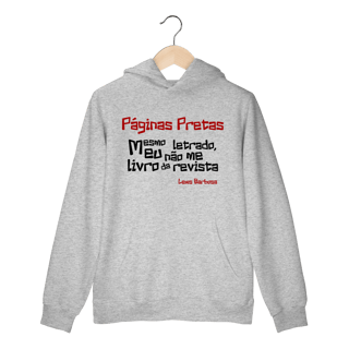 Nome do produto Páginas Pretas - Moletom Canguru