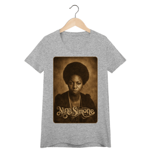 Nome do produto Nina Simone 01 - Camiseta Baby Look