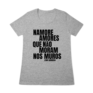 Nome do produto Namore Amores - Camiseta Baby Look