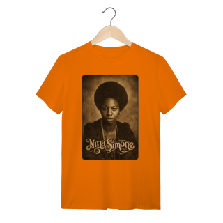 Nome do produto Nina Simone 01  - Camiseta Clássica