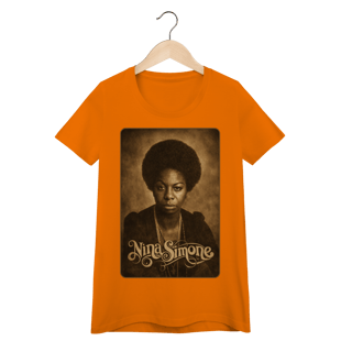 Nome do produto Nina Simone 01 - Camiseta Baby Look