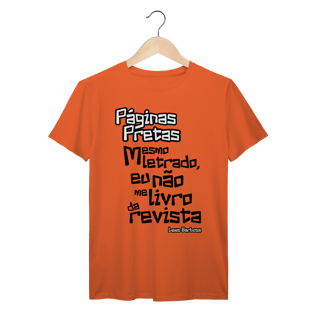 Nome do produto Páginas Pretas - Camiseta Premium