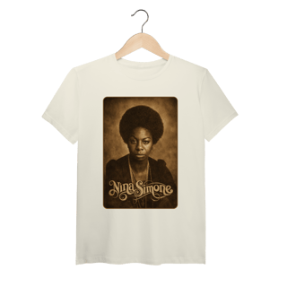Nome do produto Nina Simone 01 - Camiseta de Algodão Peruano