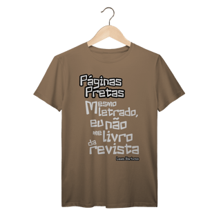 Nome do produto Páginas Pretas - Camiseta Premium