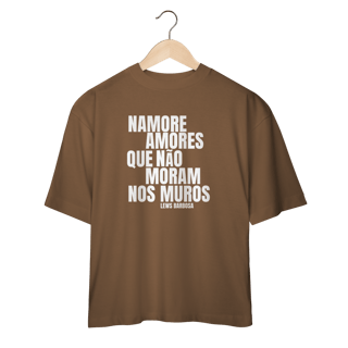 Nome do produto Namore Amores - Camiseta Oversized