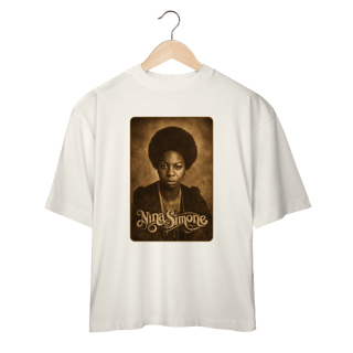 Nome do produto Nina Simone 01 - Camiseta Oversized