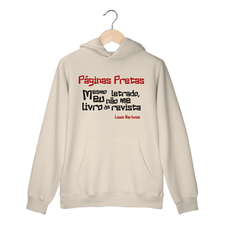 Nome do produto Páginas Pretas - Moletom Canguru