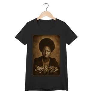 Nome do produto Nina Simone 01 - Camiseta Baby Look