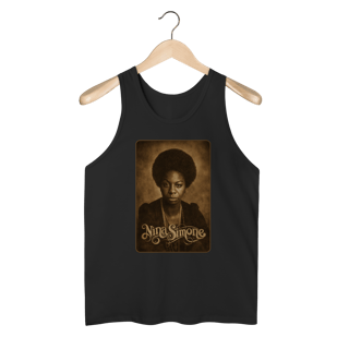 Nome do produto Nina Simone 01 - Camiseta Regata