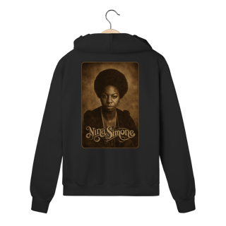Nome do produto Nina Simone 01 - Moletom com Ziper