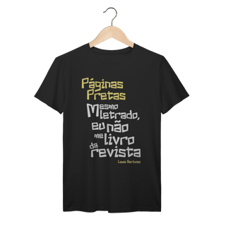 Nome do produto Páginas Pretas - Camiseta Premium