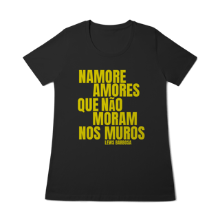 Nome do produto Namore Amores - Camiseta Baby Look