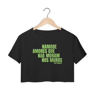 Nome do produto Namore Amores - Camiseta Cropped