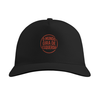 Nome do produto O Mundo Gira de Esquerda - Boné Quality