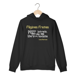 Nome do produto Páginas Pretas - Moletom Canguru