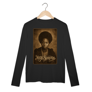 Nome do produto Nina Simone 01 - Camiseta Manga Longa Sport Dry UV