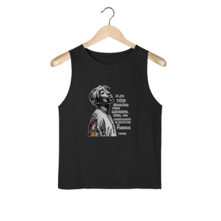 Nome do produto Frase do Tupac- Regata Masculina Sport Dry UV