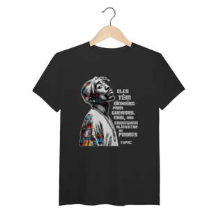 Nome do produto Frase do Tupac - Camiseta de Algodão Peruano