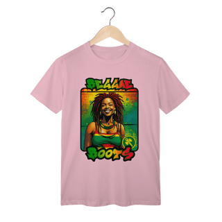 Nome do produto Reggae Roots - Camiseta Malha Cardada