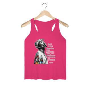 Nome do produto Frase do Tupac - Regata Feminina Sport Dry UV