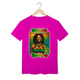 Nome do produto Reggae Roots - Camiseta Malha Cardada