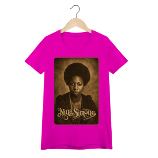 Nome do produto Nina Simone 01 - Camiseta Baby Look