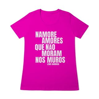 Nome do produto Namore Amores - Camiseta Baby Look
