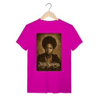Nome do produto Nina Simone 01  - Camiseta Clássica
