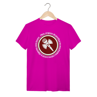 Nome do produto Mas, Ergues da Justiça - Camiseta Clássica